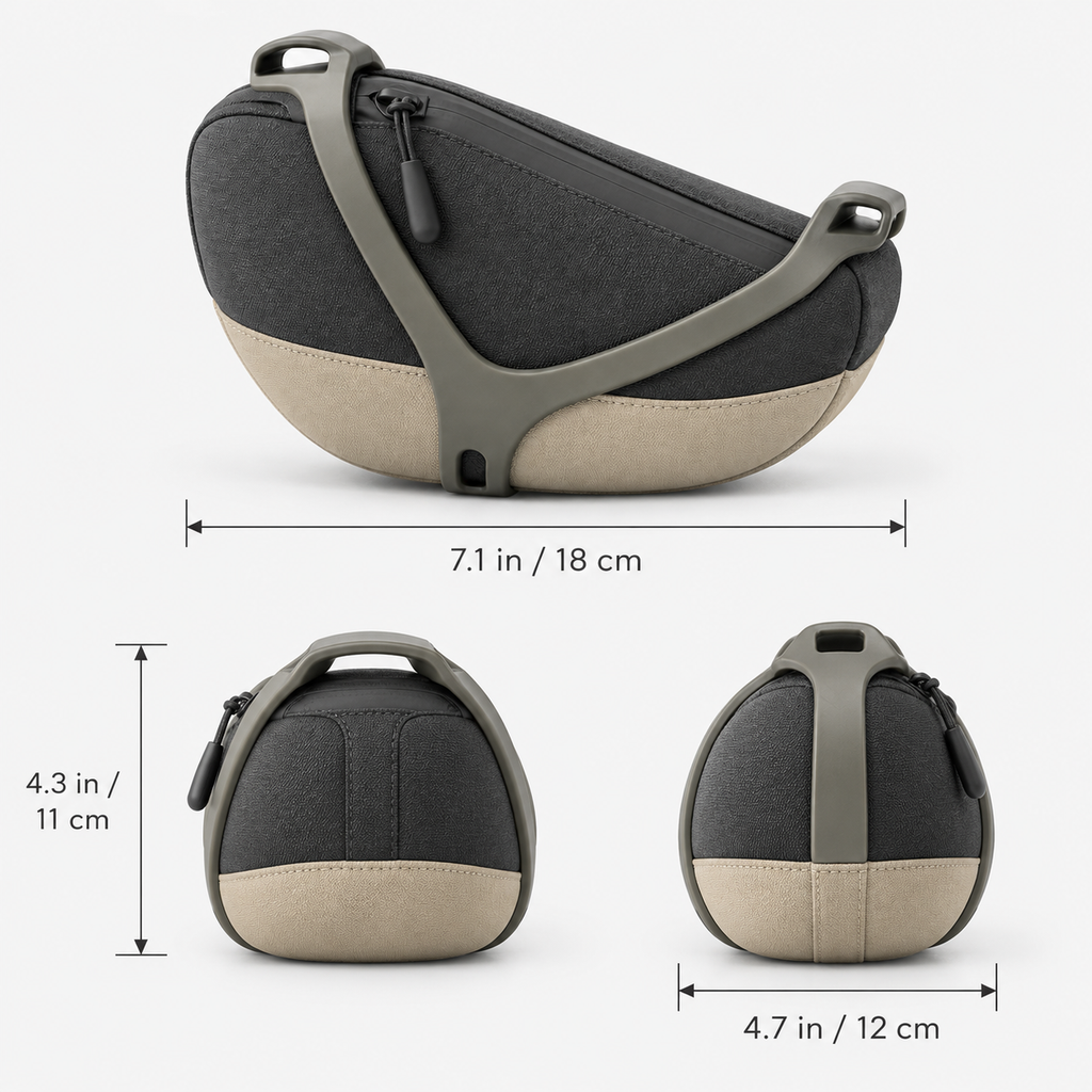 Contour Saddle Bag
