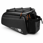 10L Bike Rack Bag, Waterproof Bicycle Rear Rack Bag with EVA Hard Shell